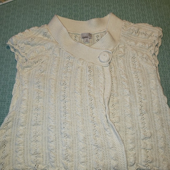 Caslon Off White Sweater wrap - Picture 1 of 6